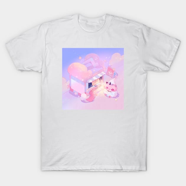 Mio, Crossi and Luka T-Shirt by Miya Gu Art